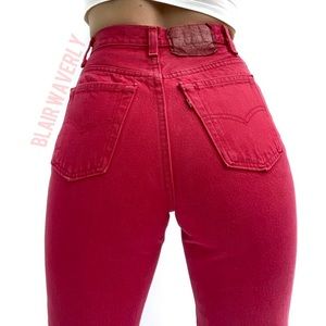 🍑Vintage Levi’s Red 80’s 501 🍑 price firm